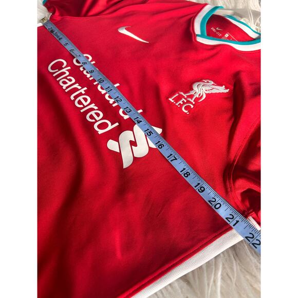 Nike Dri-Fit Liverpool Home Football Shirt Soccer Jersey Red SZ Large - Picture 10 of 11